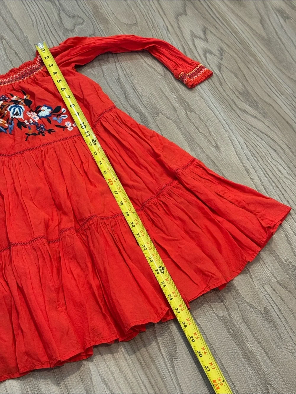Free People xs measurements